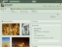 Tablet Screenshot of devrikcumle.deviantart.com