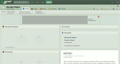 Desktop Screenshot of deviant-watch.deviantart.com
