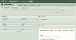 Desktop Screenshot of imurpurpose.deviantart.com