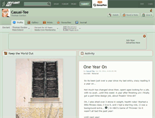 Tablet Screenshot of casual-tee.deviantart.com