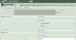 Desktop Screenshot of emerald-wolf86.deviantart.com