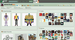 Desktop Screenshot of admiral-lilwall.deviantart.com