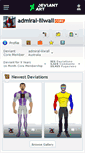 Mobile Screenshot of admiral-lilwall.deviantart.com