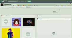 Desktop Screenshot of closetpsycho.deviantart.com