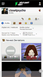 Mobile Screenshot of closetpsycho.deviantart.com