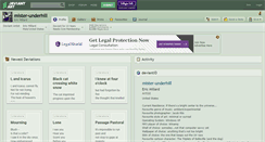Desktop Screenshot of mister-underhill.deviantart.com