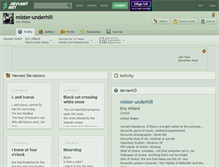 Tablet Screenshot of mister-underhill.deviantart.com