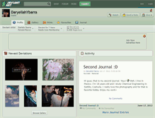 Tablet Screenshot of daryellahybarra.deviantart.com