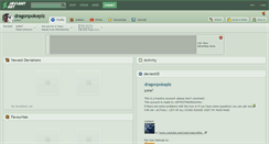 Desktop Screenshot of dragonpokeplz.deviantart.com