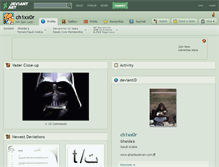 Tablet Screenshot of ch1xx0r.deviantart.com