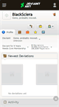 Mobile Screenshot of blacksclera.deviantart.com