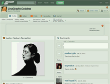 Tablet Screenshot of linagraphicgoddess.deviantart.com