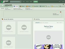 Tablet Screenshot of noone335.deviantart.com