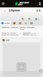 Mobile Screenshot of lillymon.deviantart.com