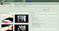 Desktop Screenshot of missxromance.deviantart.com