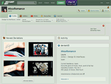 Tablet Screenshot of missxromance.deviantart.com