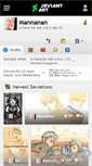 Mobile Screenshot of mannanan.deviantart.com
