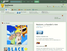 Tablet Screenshot of fanofnaruto.deviantart.com