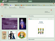 Tablet Screenshot of kaynil.deviantart.com