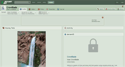 Desktop Screenshot of crowblade.deviantart.com