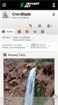 Mobile Screenshot of crowblade.deviantart.com