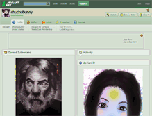 Tablet Screenshot of chuchubunny.deviantart.com