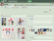 Tablet Screenshot of paullies.deviantart.com