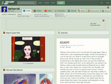 Tablet Screenshot of darksevial.deviantart.com