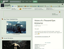 Tablet Screenshot of erenarik.deviantart.com