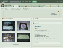 Tablet Screenshot of neo-metal.deviantart.com
