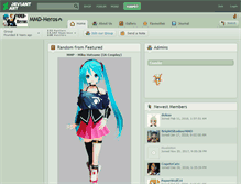 Tablet Screenshot of mmd-heros.deviantart.com