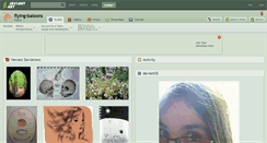 Desktop Screenshot of flying-baloons.deviantart.com
