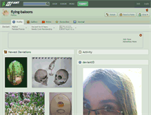 Tablet Screenshot of flying-baloons.deviantart.com