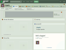 Tablet Screenshot of clopplz.deviantart.com