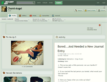 Tablet Screenshot of chemi-angel.deviantart.com