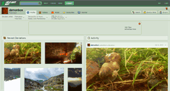 Desktop Screenshot of demonbox.deviantart.com