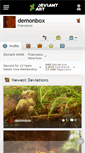 Mobile Screenshot of demonbox.deviantart.com