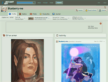 Tablet Screenshot of blueberry-me.deviantart.com