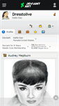 Mobile Screenshot of dresstolive.deviantart.com