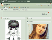 Tablet Screenshot of dresstolive.deviantart.com