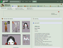 Tablet Screenshot of obiewun.deviantart.com