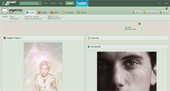 Desktop Screenshot of angetriste.deviantart.com