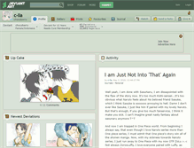 Tablet Screenshot of c-lla.deviantart.com