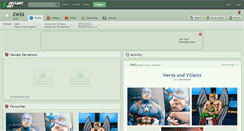 Desktop Screenshot of cw33.deviantart.com