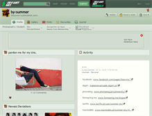 Tablet Screenshot of by-summer.deviantart.com