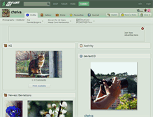 Tablet Screenshot of cheiva.deviantart.com