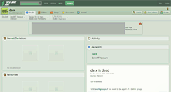 Desktop Screenshot of da-x.deviantart.com
