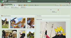 Desktop Screenshot of 3xpunkpanther.deviantart.com