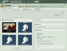 Tablet Screenshot of lulzypop.deviantart.com