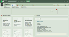 Desktop Screenshot of k-tina-latina.deviantart.com